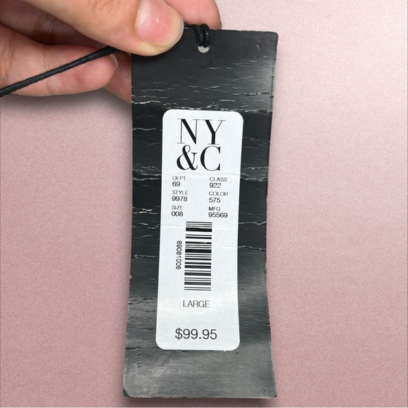 NWT NY&Co x Gabrielle Union Collection Printed Halter Dress - Picture 8 of 8